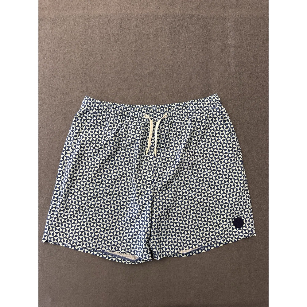 Rhoback Medley Swim Trunks Mens XL Geometric Beach Lined Pockets 6" Inseam